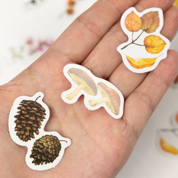 46 pcs Fall Leaves Stickers - Picture 2 of 3